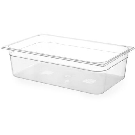 Transparenter GN-Behälter aus Polycarbonat GN 1/1 Höhe 100 mm - Hendi 861226