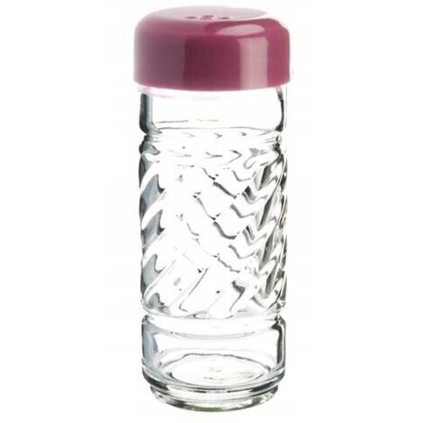 Transparenter Salzstreuer aus Glas 9 cm