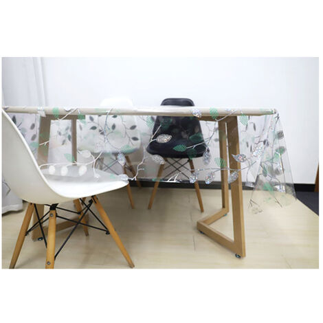 Transparenter Wachstuch 3D Access Deco Noemie Grün Rl von 140cm x 20m - Access Deco