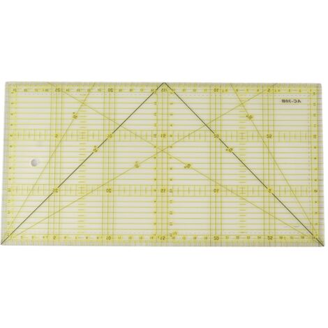 Transparentes Acryl-Patchworklineal für präzise Näh- und DIY-Messungen