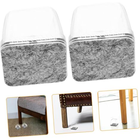 transparentes en silicone pour pieds de chaises et de tables