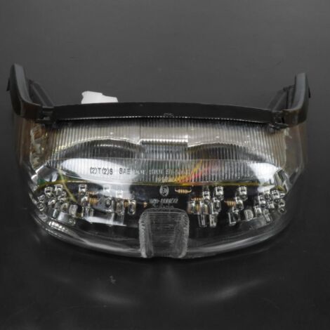 transparentes rücklicht mit led mad für motorrad yamaha 600 yzf