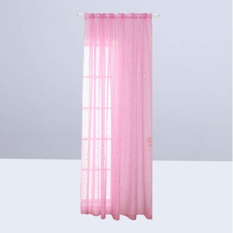 Transparents toils Argents Voilages Fins Paillets pour