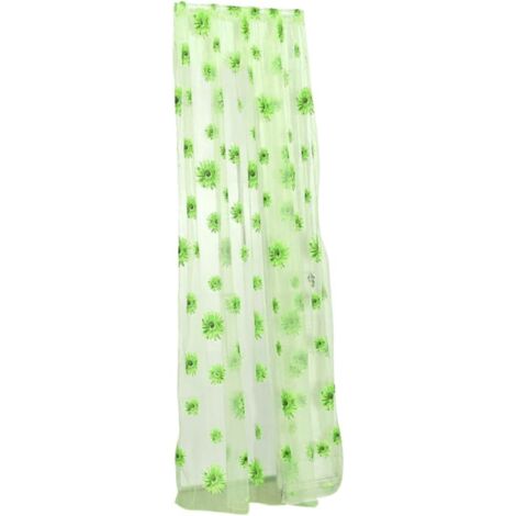 Transparents Tulle Motif Tournesols pour Chambre Ou Salon
