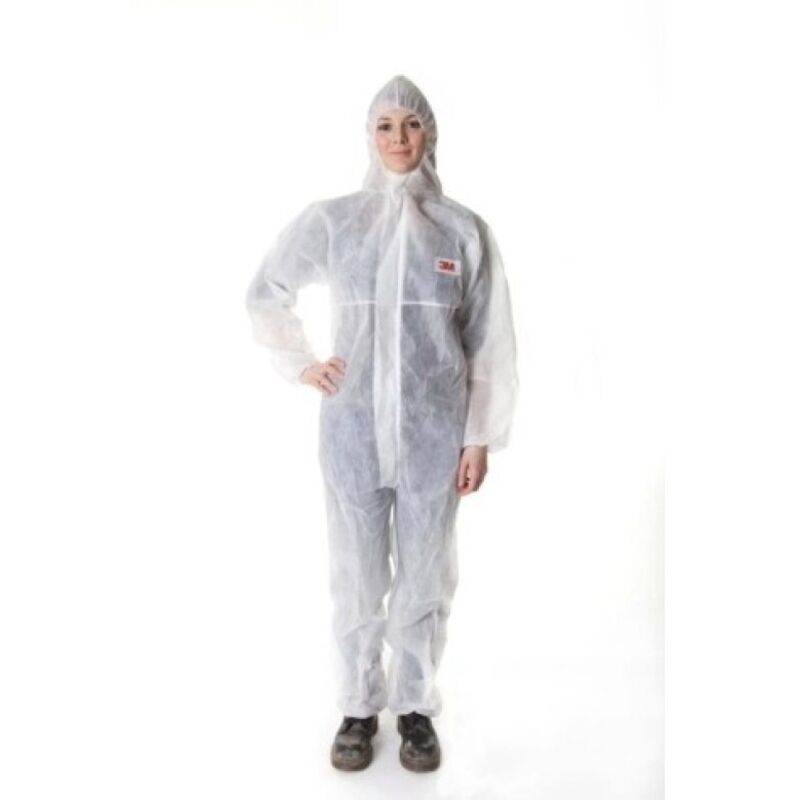 Mono trabajo xxl capucha pp desechable blanco p4500 3m