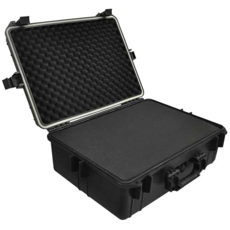 Vidaxl - Transport Hard-Case Black w/ Foam 35 Liter capacity