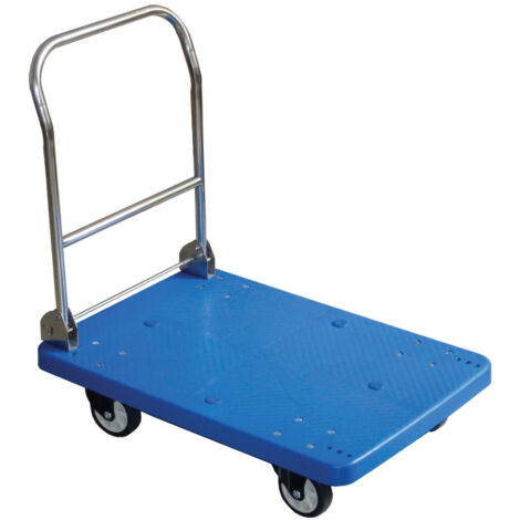 Transport-Plattformwagen mit klappbarem Griff 73x48cm bis 150kg