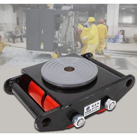 Transportfahrwerk 6 Ton Transportrollen Industrieroller Panzerrollen Roller 360°Schwerlastrollen Maschinen