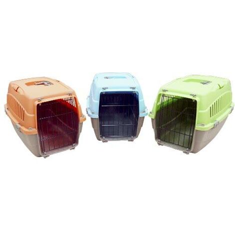 Transportín Bony Puerta frontal metálica medidas 50 x 33 x 30 Muy económico y ligero Ideal para criadores