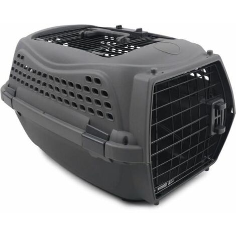 Transportín MPETS ECO GIRO S Gris Gris oscuro Plástico Gato