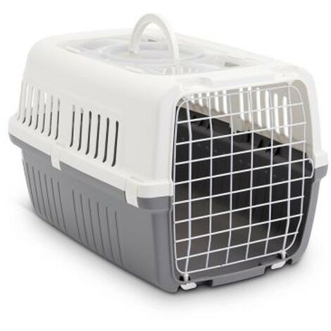 Transportin Zephos para mascotas hasta 5 kg | Transportin con puerta de metal | Transportin perros y gatos