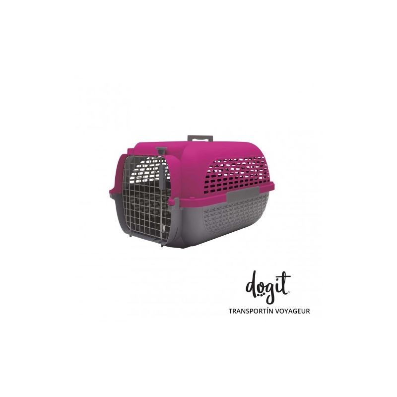 

Transportín DOGIT Pet Voyaguer Carrier Tamaño M - Fucsia /Gris