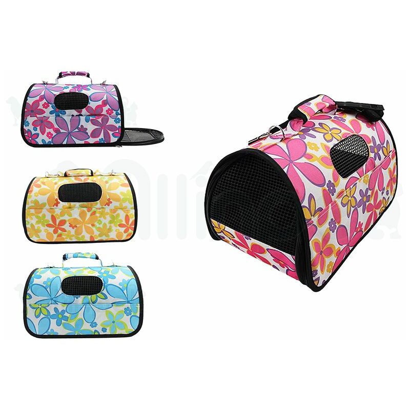 

Yommy - Transportín Impermeable para Mascotas, Varios Colores - L: 51 x 26 x 29 Cm, Rosa