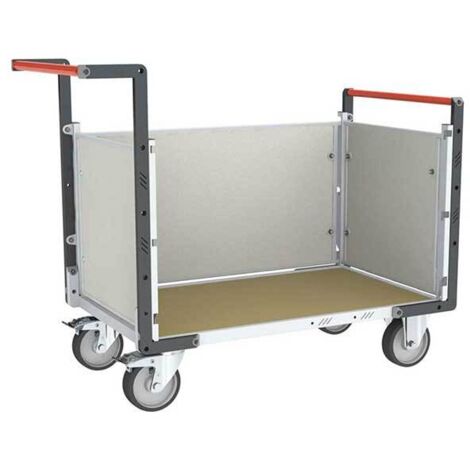 Transportwagen 3-seitig aus PVC - Platte 1075 x 735 mm - Tragkraft 500 kg - 806724674
