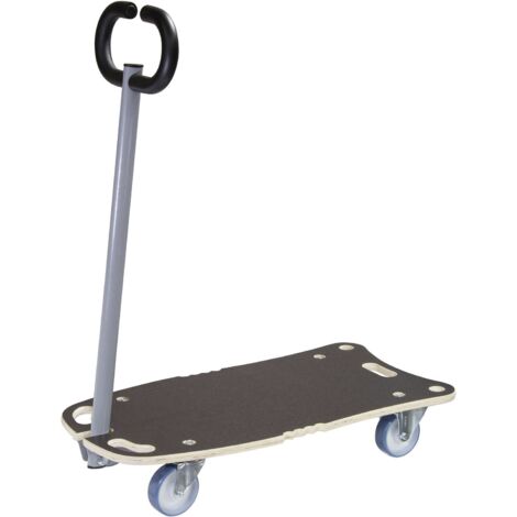 Transportwagen klappbar bis 300kg Tragkraft mit Softrollen - Klappwagen 800x400mm + MaxiGRIP Ladefläche