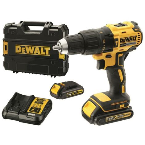 DEWALT Trapano avvitatore a batteria 18V con Percussione Velocità 1750  giri/min DCD778S2T