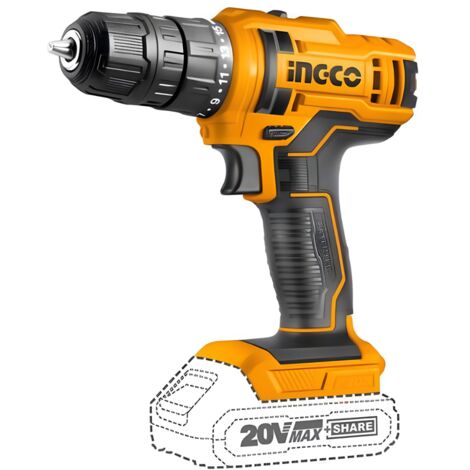 Trapano a batteria 20v inclusa batteria 2ah caricabatterie foratura