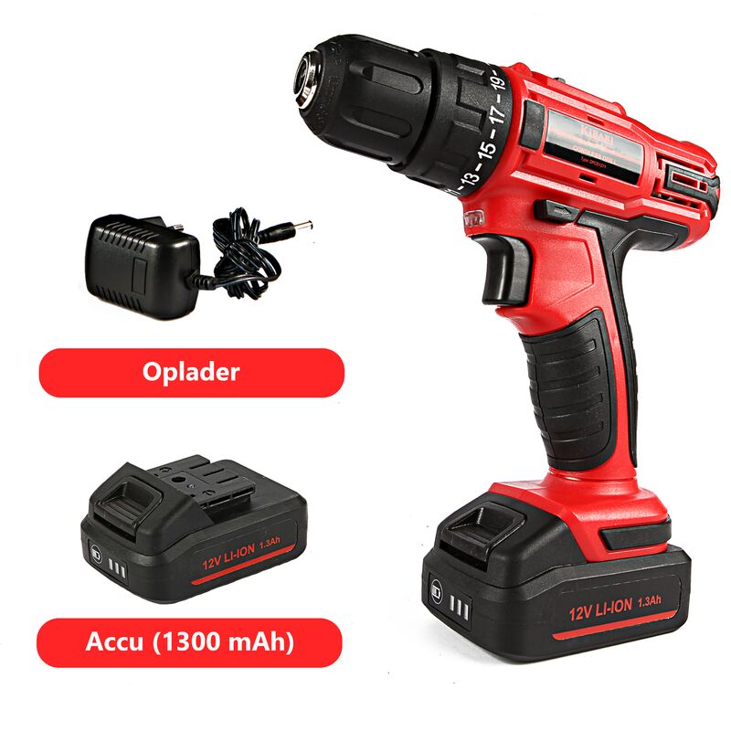 Trapano a batteria Kibani 12v - batteria da 1300