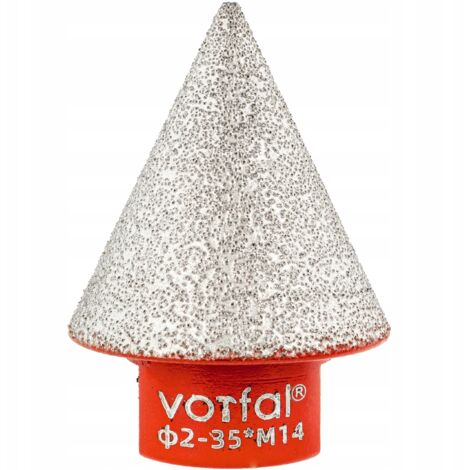 Trapano a corona conico diamantato per grès M14 2-35