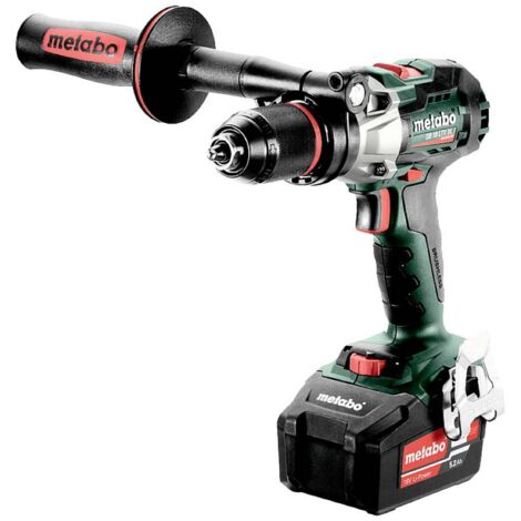 Trapano a percussione 18 V SB 18 LTX BL I - 2 x 5,2 Ah Li-Power, ASC 55, valigetta Metabox Metabo