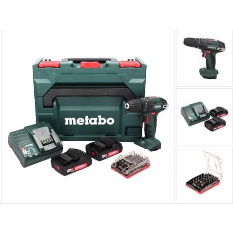 Acquista Trapano avvitatore a percussione a batteria, Avvitatore a  percussione a batteria a Metabo Combo-Set SB 18 + SSD 18 LT 2 da Conrad