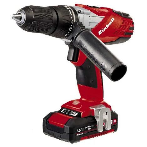 Trapano a percussione batteria Einhell TE-CD 18-2 Li-i Kit con batteria e carica