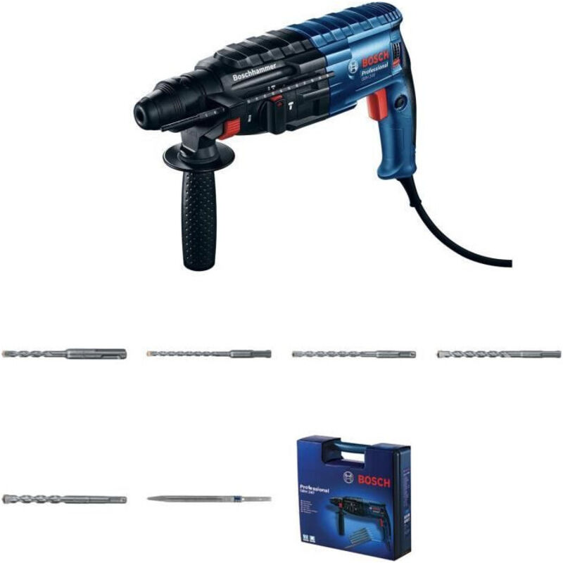 Bosch Professional Martello perforatore GBH 240 con SDS plus, 790 W