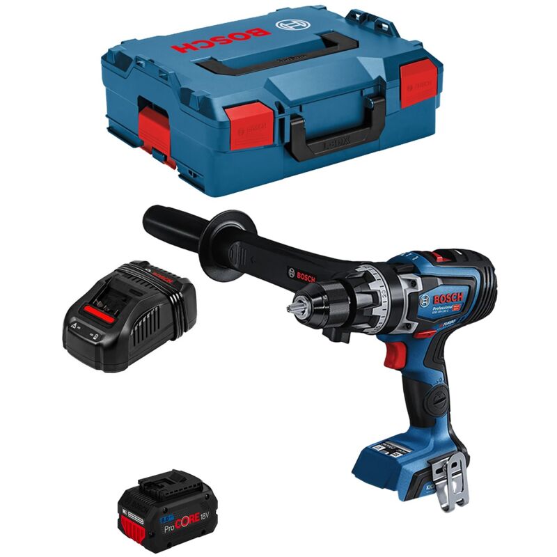 Trapano a Percussione Bosch gsb 18V-150 c (1 x 8,0 Ah ProCORE + GAL1880CV + L-Boxx 136)