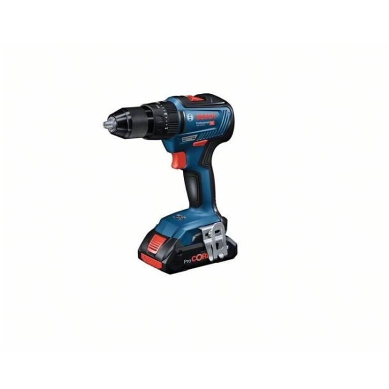Trapano a Percussione Bosch Professional gsb 18V-55 + 2 batterie 2,0Ah + caricabatterie gal 18V-40