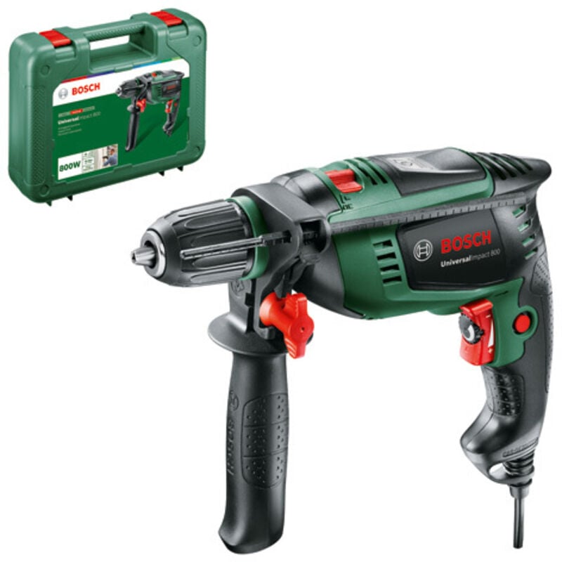 Trapano Battente con Funzione KickBack Control - 800 w - 230 v Bosch 603131100 Universal Impact 800