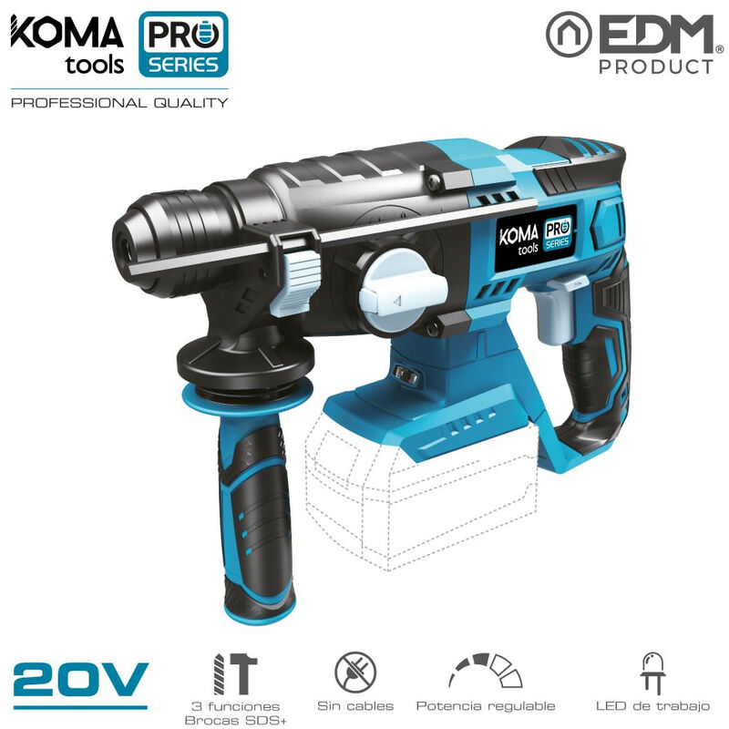 Koma Tools - Trapano a percussione koma - 20V - senza batteria e caricatore - 08763