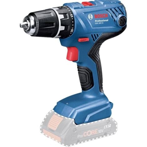 BOSCH PROFESSIONAL Trapano avvitatore 18V BOSCH GSR 18V-21 - macchina nuda - 06019H1071