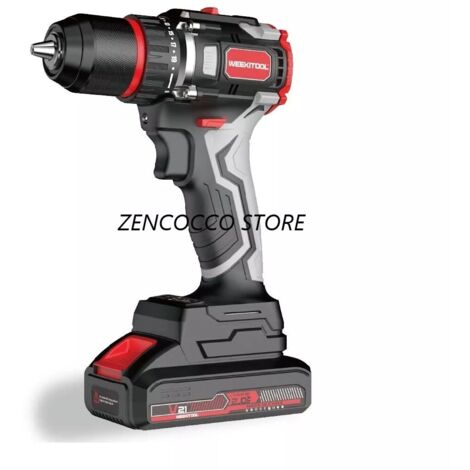 TRAPANO AVVITATORE 2 BATTERIE MAX 21V 2.0Ah CARICABATTERIE E CUSTODIA NW-D5216D