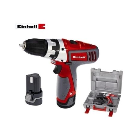 Trapano avvitatore a batteria 10,8V Litio multiaccessoriato Einhell - TH-CD 10,8 Li KIT