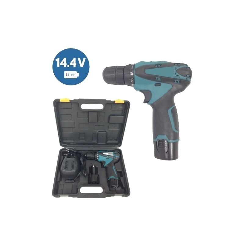 Trapano avvitatore a batteria 14,4V Litio