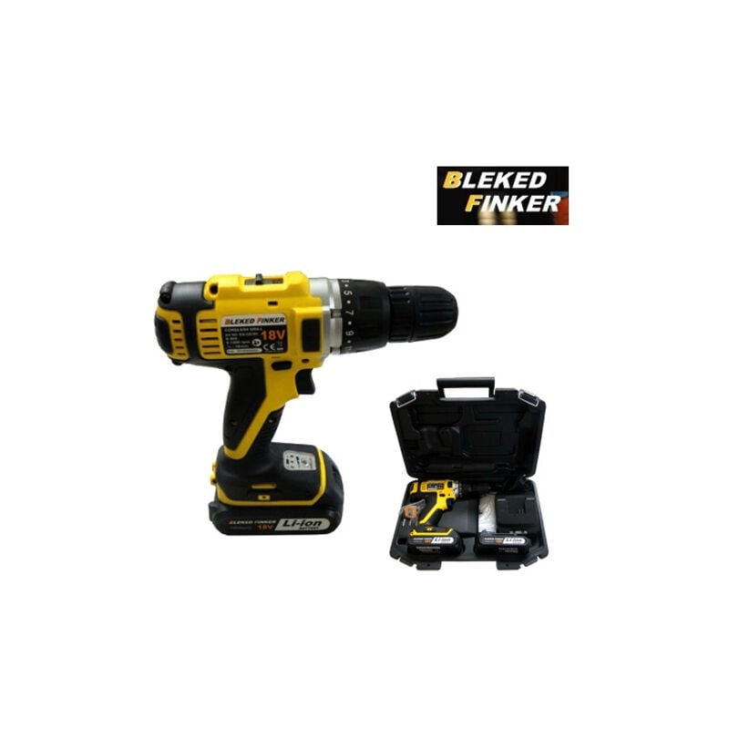 Trapano avvitatore a batteria 18V Litio c/batteria...