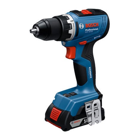 BOSCH PROFESSIONAL Bosch Avvitatore a batteria Professional 18V System GSR 18V-65 (motore brushless senza spazzole, lunghezza testa 166)