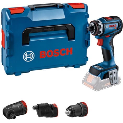 BOSCH PROFESSIONAL Bosch Utensili - Trapano avvitatore a batteria 18V con accessori, 2 batterie Li-Ion da 4,0 Ah, caricabatterie 06019K6200