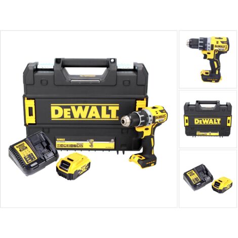 Trapano avvitatore a batteria DeWalt DCD 791 P1 18 V 70 Nm senza spazzole + 1x batteria ricaricabile 5,0 Ah + caricatore + TSTAK