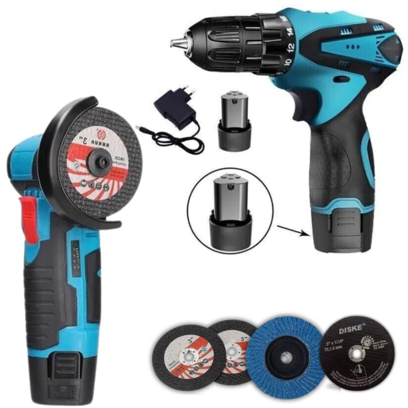 Trapano Avvitatore a Batteria e Mini