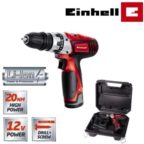 Trapano avvitatore a batteria Litio 12V Einhell - TC-CD 12 Li