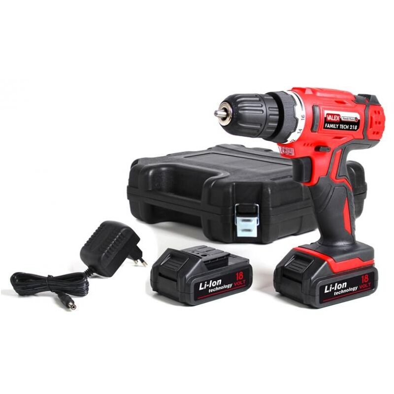Valex - Trapano avvitatore a batteria Family Tech