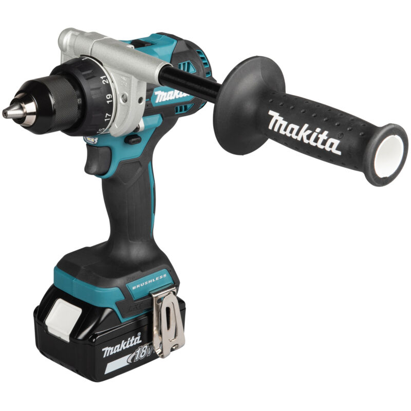 Trapano avvitatore a batteria Makita DDF492RG3J, 18V 3x 6,0 Ah e caricabatterie in MAKPAC