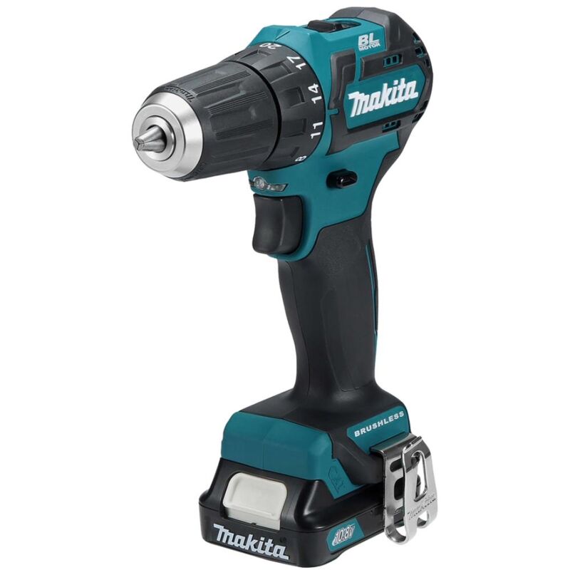 Trapano avvitatore a batteria Makita CXT 12 V max - 35 Nm - 0 - 450 / 1500 giri/min.