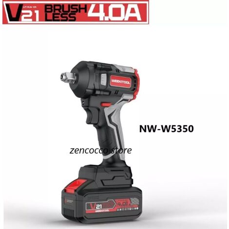 TRAPANO AVVITATORE A IMPULSO 2 BATTERIE 21V 4.0Ah caricatore e custodia W-5350