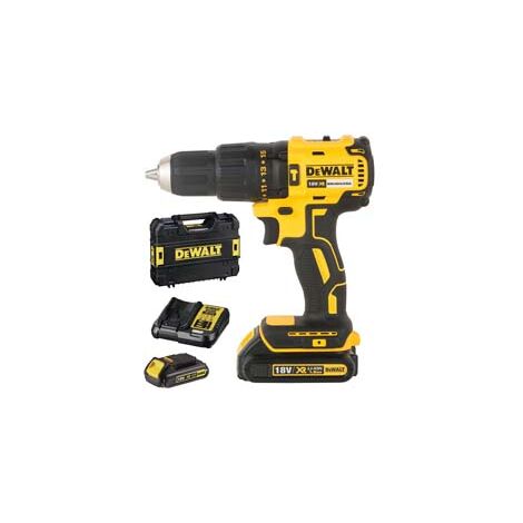 TRAPANO AVVITATORE A PERCUSS. 2 BATT. LITIO 18V 1,5AH  (DCD778S2T-QW)- - 2 batterie al Litio da 1,5Ah - 1 pezzi DEWALT