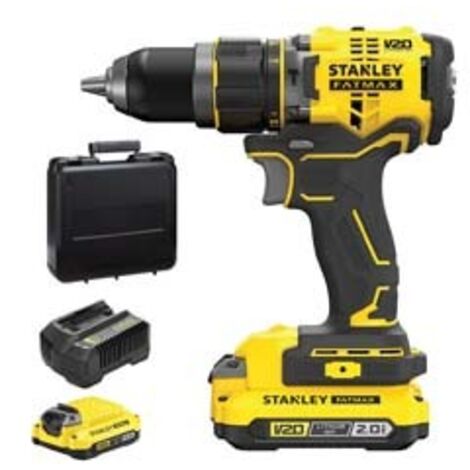 TRAPANO AVVITATORE A PERCUSS. 2 BATT. LITIO 18V 2AH (SFMCD 711D22QW)  2 batterie al Litio da 2Ah    FATMAX
