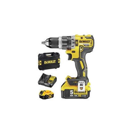 TRAPANO AVVITATORE A PERCUSS. 2 BATT. LITIO 18V 5AH (DCD796P2-QW)- - 2 batterie al Litio da 5Ah - 1 pezzi DEWALT