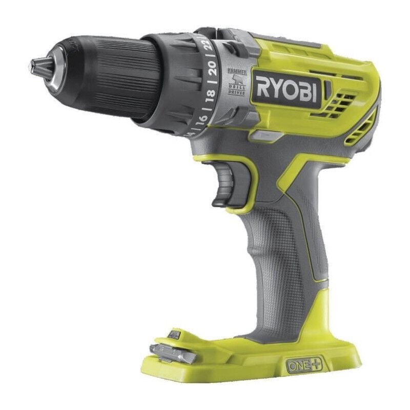 Ryobi - Perceuse-visseuse a percussion sans fil 18 v - Avec sac, accessoires, batterie et chargeur