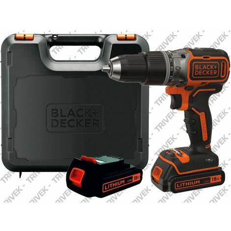 Trapano Avvitatore a Percussione 2 Batt 18 V Lh 1,5Ah Brushless BLACK+DECKER
